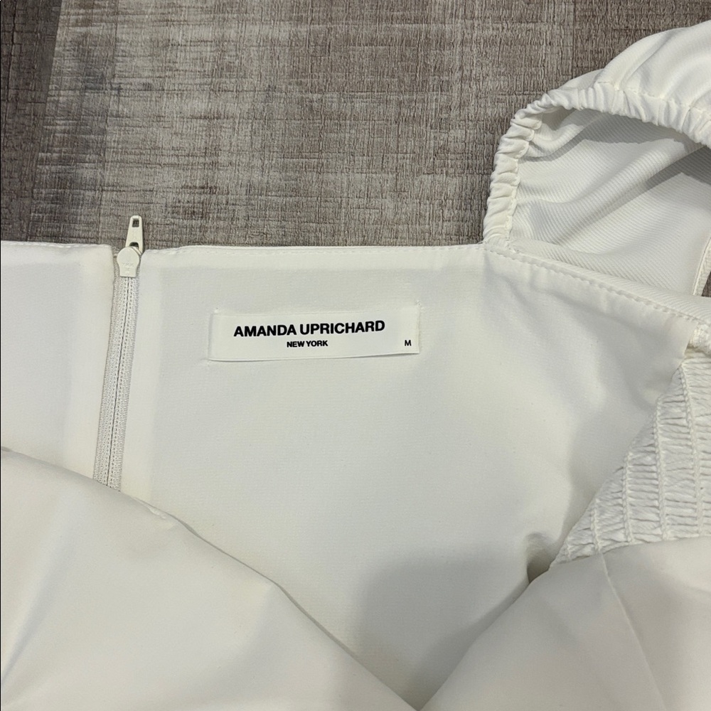 Amanda Uprichard Fortuna Top ivory blouse - Picture 5 of 7